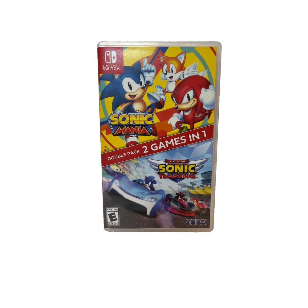 Sonic Mania + Team Sonic Racing Double Pack (2 Games in 1)(Nintendo Switch)  NEW